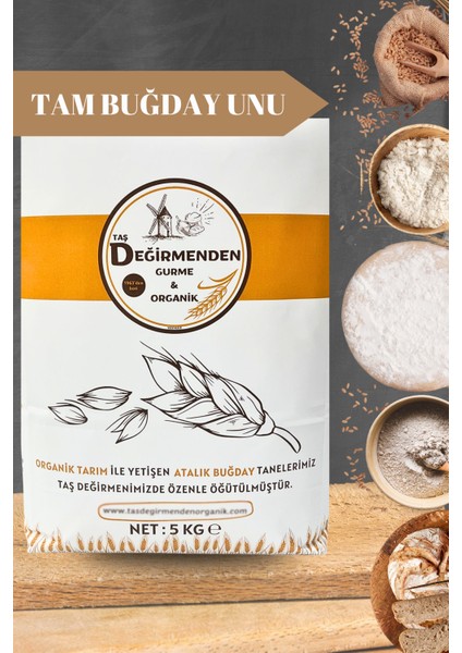 Atalık Tam Buğday Unu - 5 Kilo