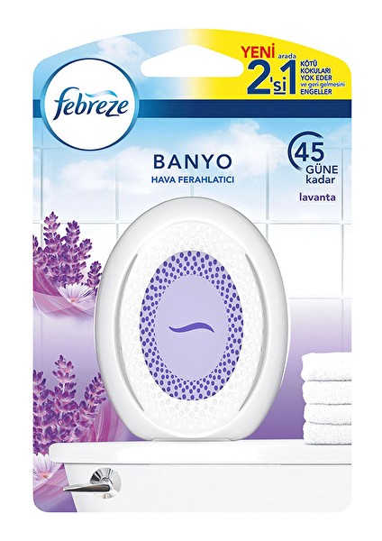 3 Adet Febreze Banyo Lavanta
