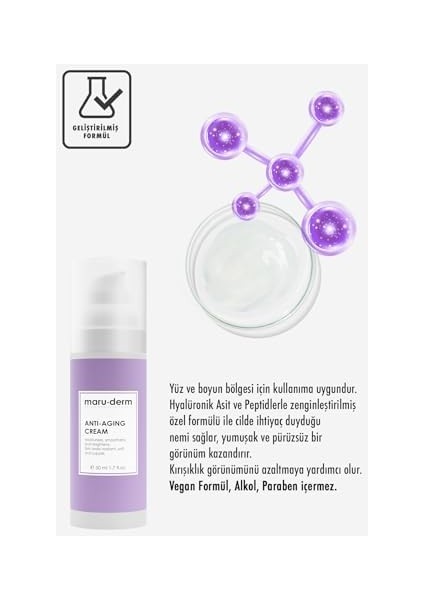 Maru.derm Anti-Age Kırışıklık Karşıtı Cilt Bakım Kremi 50 ml fiyatları