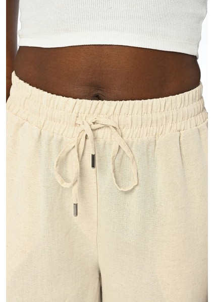 Kadın Kuş Nakış Işlemeli Bol Paça Pantolon modelleri