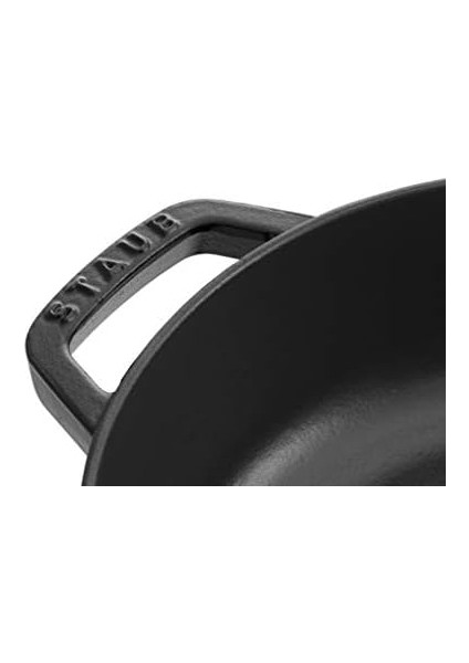 405114730 Chistera Kapaklı Sığ Döküm Tencere, 24 Cm, Siyah fiyatları