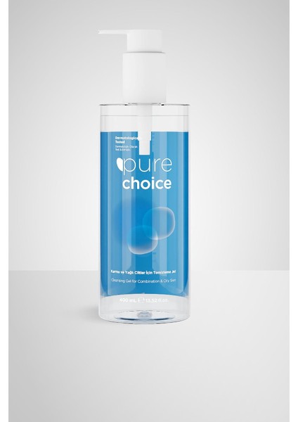 Pure Choice Karma ve Yağlı Ciltler Için Yüz Temizleme Jeli