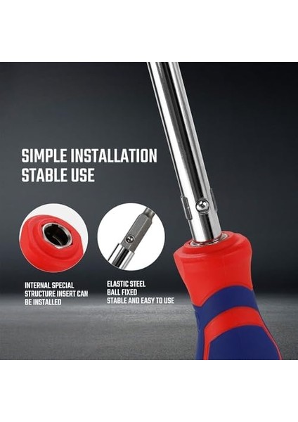 WP221046 6-In-1 Profesyonel Çok Fonksiyonlu Değişken Uçlu Tornavida Seti modelleri