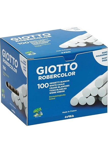Robercolor Tebeşir, 100'LÜ Kutu, Beyaz