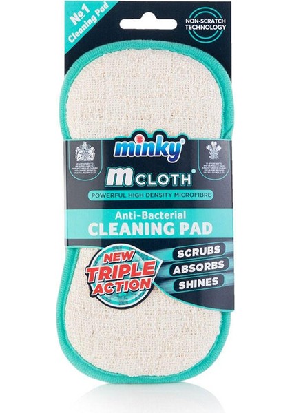 4 Adet Minky Mcloth Üç Etkili Anti-Bakteriyel Temizlik Pedi Turkuaz fiyatları