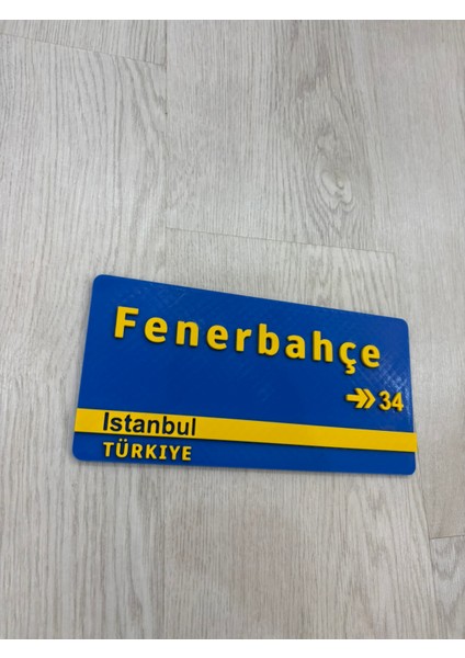 Fenerbahçe Sokak Tabelası modelleri