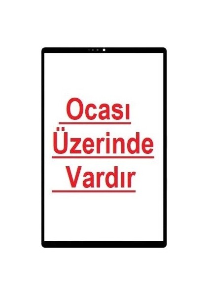 Lenovo Tab M10 Plus TB-X606X TB-X606F Ön Cam Lensi Ocalı (Ekran Koruyucu Değildir)