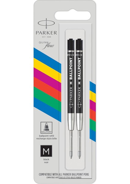 Pk Ekonomik Tükenmez 2&apos;li Bls, M Uç, Siyah