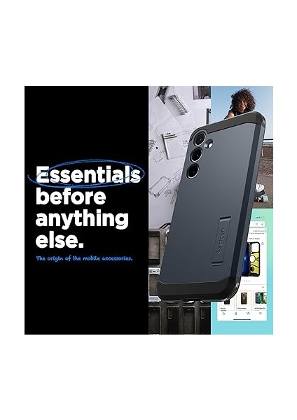 Galaxy A55 ile Uyumlu Kılıf Tough Armor Metal Slate - ACS07531 fiyatları