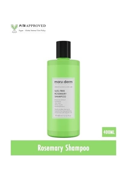 Maruderm Sles Içermeyen Biberiye Şampuan 400 ml