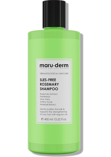Maruderm Sles Içermeyen Biberiye Şampuan 400 ml modelleri