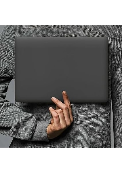 MacBook Air M1 Kılıf 13 Inç ile Uyumlu, Mat Sert Kılıf Flu Görünüm A2337 A2179 A1932, Çizilmeye ve Darbelere Dayanıklı Koruma Kapak Siyah indirimleri