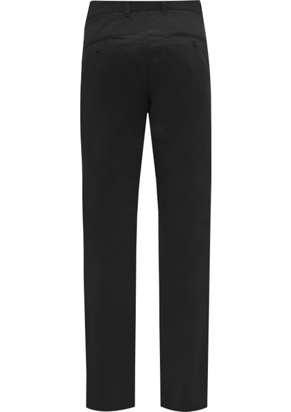 Siyah Comfort Fit Chino Pantolon fiyatları