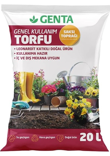 Genel Kullanım Torfu Toprağı 20 Lt