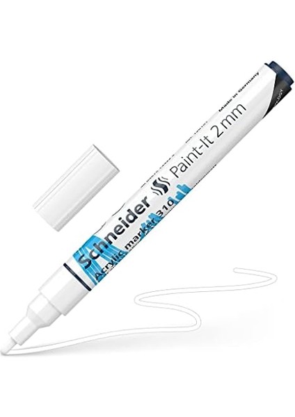 310 2 mm Beyaz Çizgi Genişliği 2 mm Akrilik Işaretleyiciler modelleri