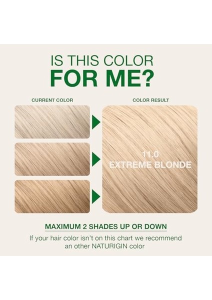 Naturigin Organik Içerikli Saç Boyası 11.0 Çok Açık Sarı fiyatları