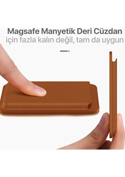 iPhone 11 12 13 14 15 16 17 Pro Max Plus Air Magsafe Mıknatıslı Kahve/taba Kartlık Angry modelleri
