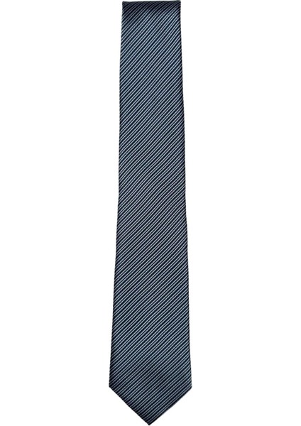 Mavi Çizgili 7 Cm genişliğinde İnce Kravat indirimleri