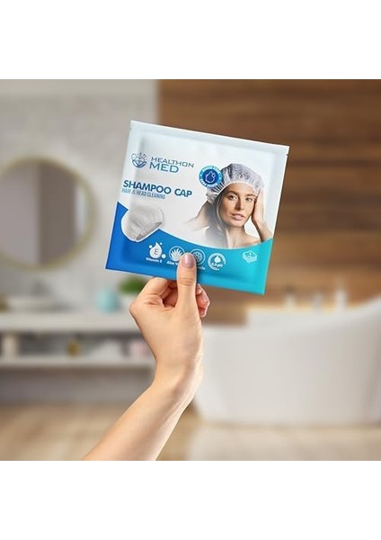 Healthonmed Su Kullanmadan Saç Temizleme Şampuan Bonesi (3&apos;lü Set), Durulama Gerektirmeyez fiyatları