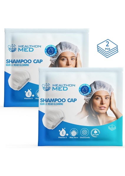 Healthonmed Su Kullanmadan Saç Temizleme Şampuan Bonesi (3&apos;lü Set), Durulama Gerektirmeyez modelleri