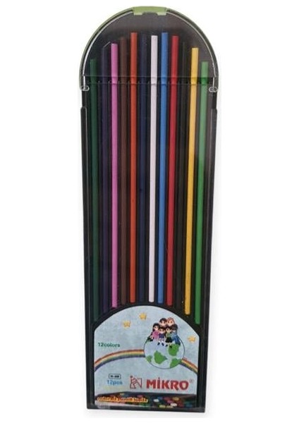 Mikro Min 938-12 Flat Lead Tube 2.0X90 mm Renkli 24’lü Paket