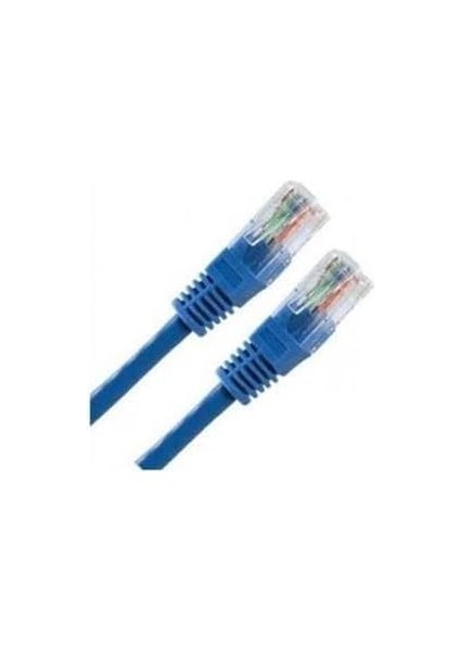 Tkz CAT601M 1 Metre Cat6 RJ45 Lan Kablosu Uçları Fabrikasyon Takılı Bilgisayar Modem Mavi Internet Ethernet Kablosu (1 Metre) fiyatları