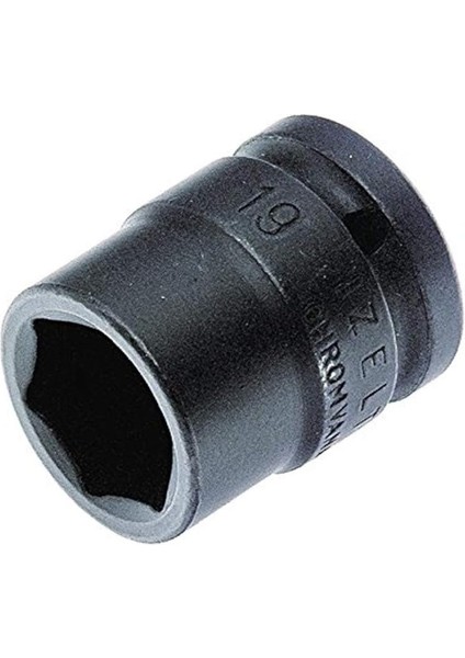 1113067010 1/2" Altı Köşe Havalı Lokma Anahtar, Siyah, 10 mm