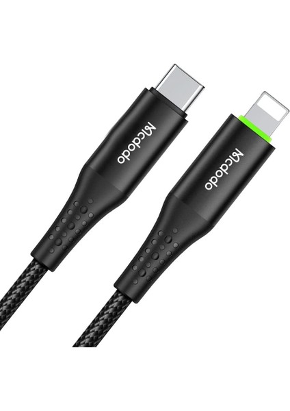 CA-7360 Type-C To 36W Şarj Kablosu 1.2m Siyah