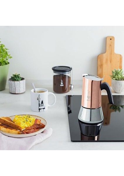 - Venus: 4 Cups Ocak Üstü Espresso Pişirici - 170ML - Kahverengi, Gümüş Renk - Paslanmaz Çelik Gövde - Patentli Güvenlik Valfi - Tüm Ocak Türleri Için Uygundur (Indüksiyon Dahil) modelleri