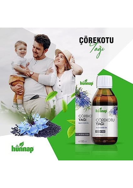 Hünnap Çörekotu Yağı - Likid 100 ml modelleri