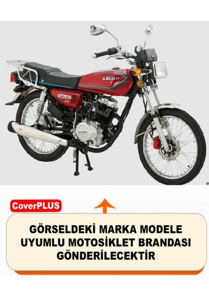 Abush Cga 125I Branda (Arka Çanta Uyumlu) Motosiket Brandası (Gri Renk) Motor Örtüsü Çadır Su Geçirmez Motosiklet Kılıfı Motor Brandası fiyatları