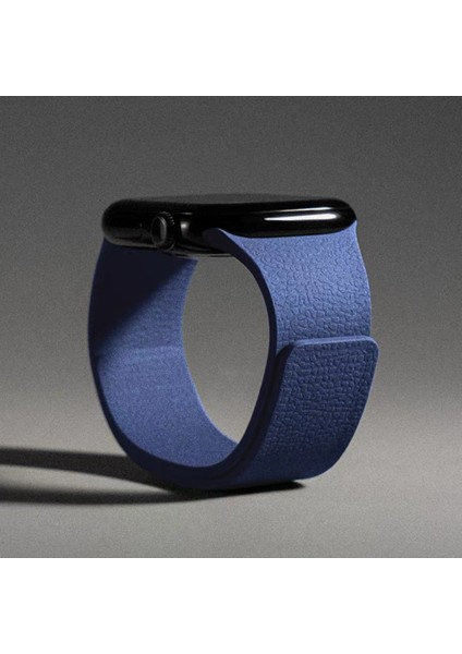 Apple Watch Series 11/10/9/8/7/se/se2/se3/ultra/ultra2/ultra3 Uyumlu 42/44/45/46/49MM Deri Görünümlü Yumuşak Dokulu Manyetik Mıknatıslı Kordon