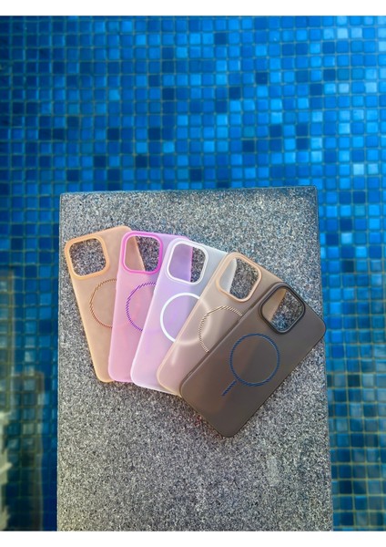 Iphone 14 Pro Max Renkli Mat Magsafe Uyumlu Telefon Kılıfı fiyatları