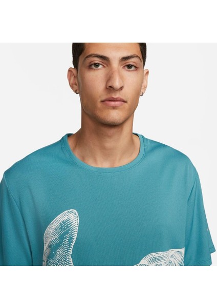 Nike Dri-Fit Uv Run Division Miler DV9263-379 Running T-Shirt Spor Tişört modelleri