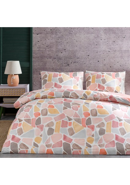 Ranforce Çift Kişilik Nevresim Takımı Lastikli Çarşaf 160X200CM