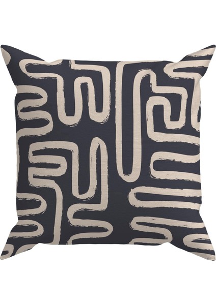 Geometric Kırlent Kılıfı DS82