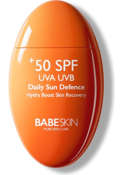 Babeskin Hassas Ciltler Için Yüksek Koruma ve Nemlendirici Etkili Yüz Güneş Kremi Spf 50, 50 ml