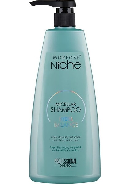 Niche Pro Hydra Balance Micellar Shampoo 1000 ml Yoğun Nemlendirici Şampuan
