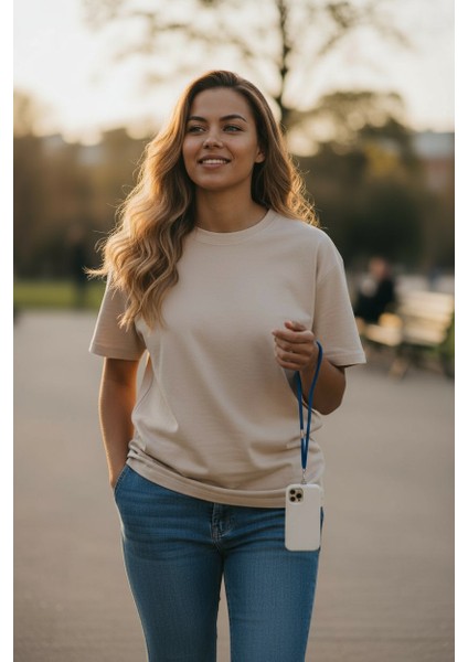 MAVİ PARACORD TELEFON EL ASKISI TÜM KILIFLARA UYUMLU