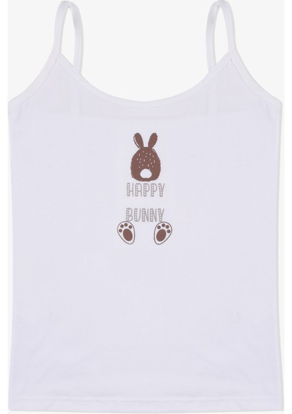 Kız Çocuk Tavşan Baskılı Pamuklu Atlet Boxer Takım fiyatları