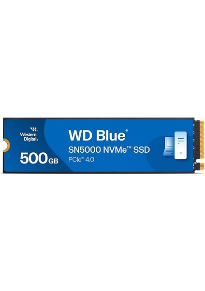 Digital Blue SN5000 Nvme SSD M.2 2280 500 GB (5.000 Mb/sn'ye Kadar Okuma 4.000 Mb/sn'ye Kadar Yazma) - WDS500G4B0E