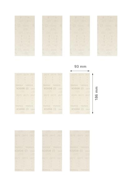 Professional 10 Parça Expert M480 Ağ Zımpara Seti ( Ahşap, Sert Ahşap, 93X186 Mm, Aksesuar Titreşimli Zımpara Makinesi) modelleri