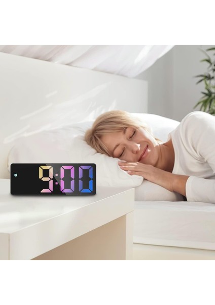 Zaman Göstergeli Elektronik LED Masaüstü Saat