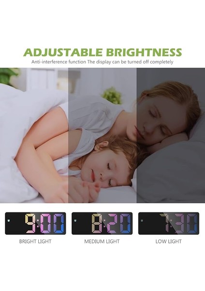 Zaman Göstergeli Elektronik LED Masaüstü Saat fiyatları