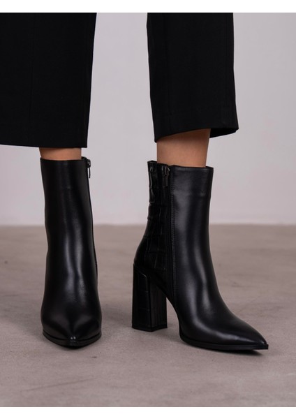 Frina Siyah Hakiki Deri Kadın Bot fırsatları