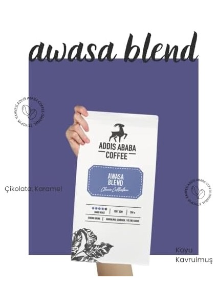 Addis Ababa Coffee - Awasa Blend 250 Gr. Kahve (Öğütülmüş Espresso) modelleri