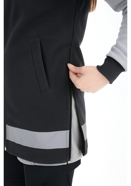 Kışlık Kadın Nakış Işlemeli Özel Güvenlik Yeleği - Tunik Boy indirimleri