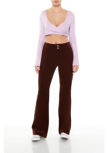 V Yaka Crop Kazak fırsatları