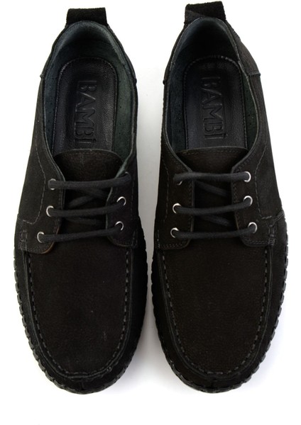 Siyah Leather Erkek Casual Ayakkabı E01900400001 fırsatları