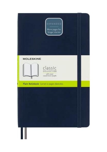 - Klasik Not Defteri, Boş Sayfalar, Yumuşak Kapak ve Elastik Kilit, Boyut 13 x 21 Cm, Renk Safir Mavi, 400 Sayfa fiyatları